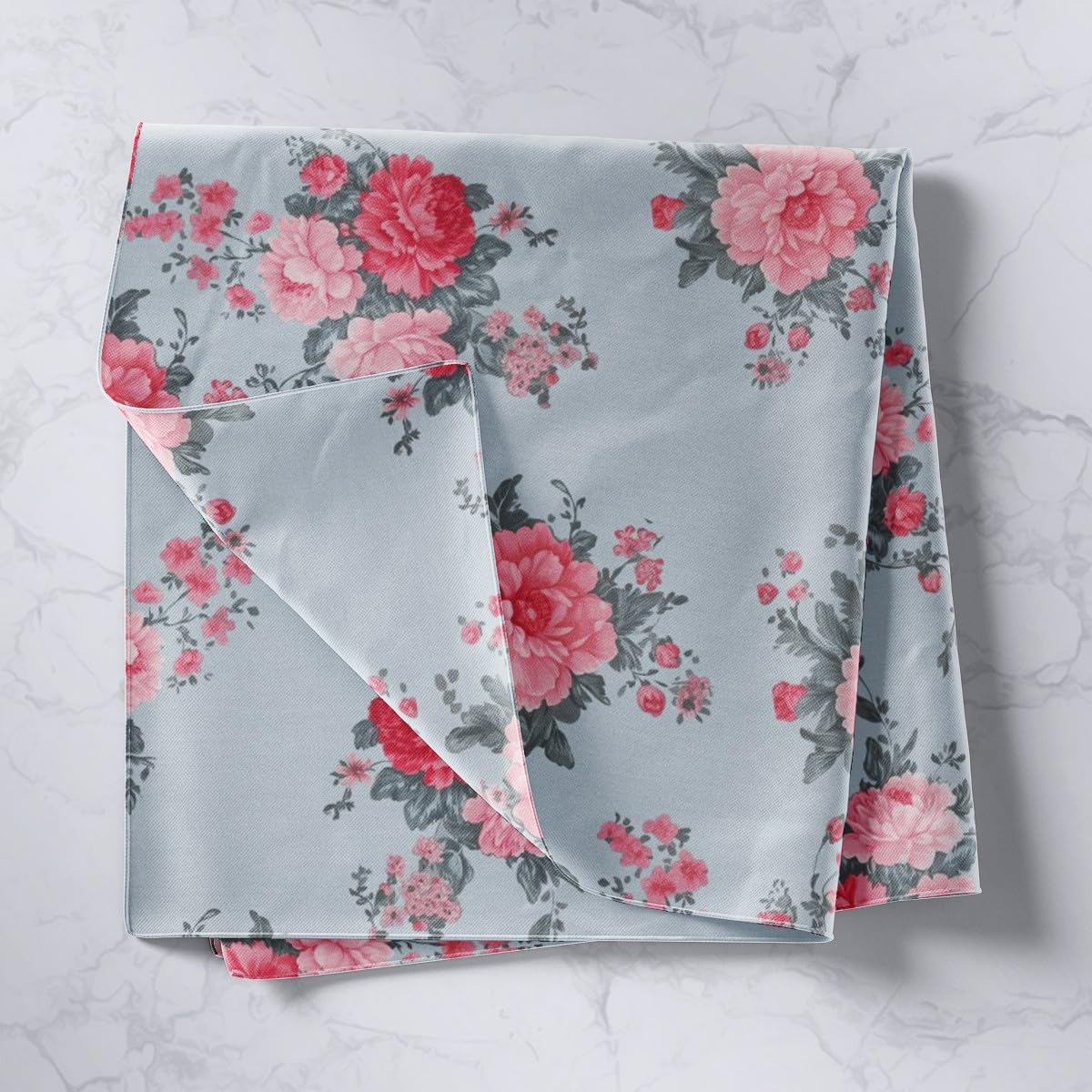 jejeloiu Flower Printed Tapestry Luxury Wall Art Leaves Wall Hanging Blanket for Living Room Bedroom Home Decor Medium 59"x59" image 2