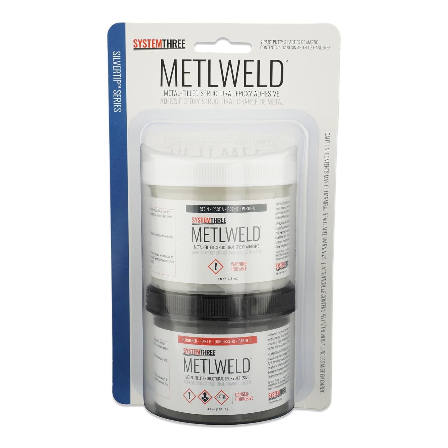 System Three MetlWeld Epoxy Adhesive, 8oz Kit