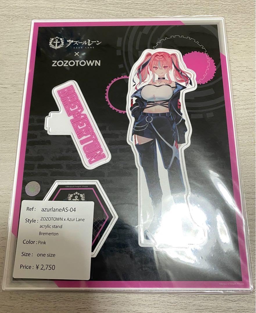 アズールレーン　ZOZOTOWN ブレマートン　特大アクリルスタンド　希少 Amazon.co.jp: アズールレーン ZOZOTOWN ブレマートン 特大