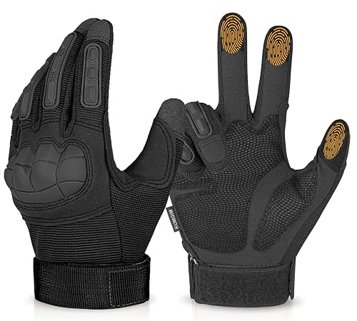 KUMGIM Tactical Motorcycle Gloves Knuckle Protection product photo (Riding Gloves) — ScooterReviewPro review