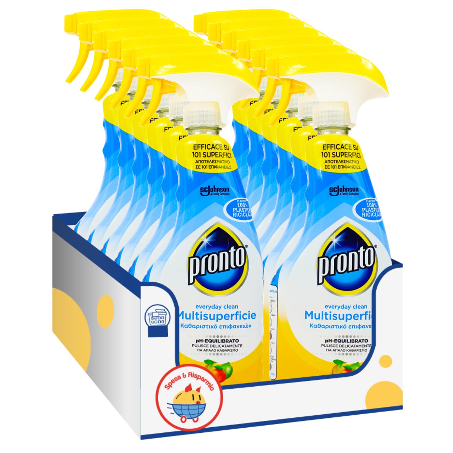 Detergente Multisuperficie con Erogatore – 500 ml – Variazioni 4/8/12 Pezzi (12)