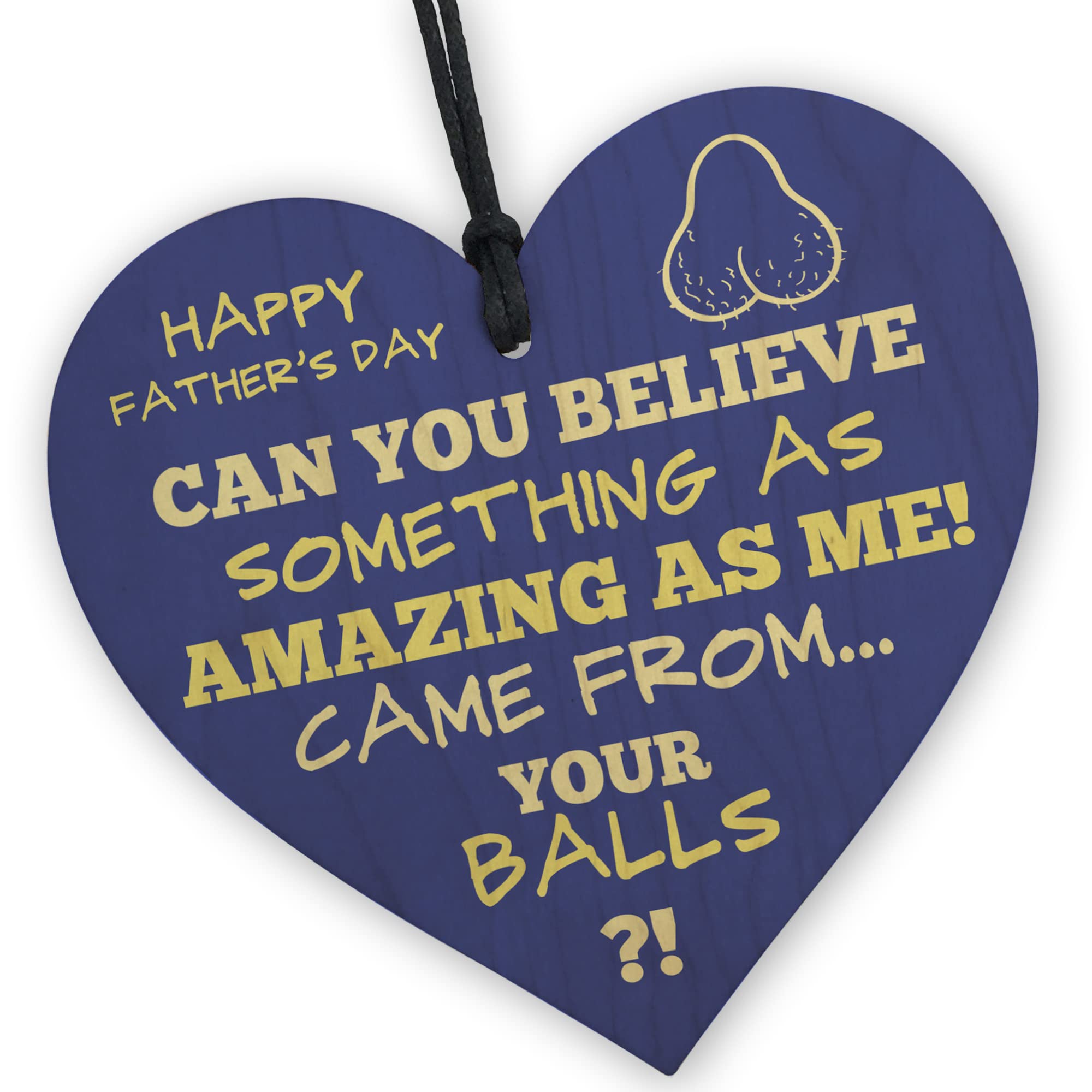 Red Ocean Hilarious Funny Fathers Day Gift For Dad Novelty Gift For Dad Rude Gifts For Him Gifts From Daughter Son