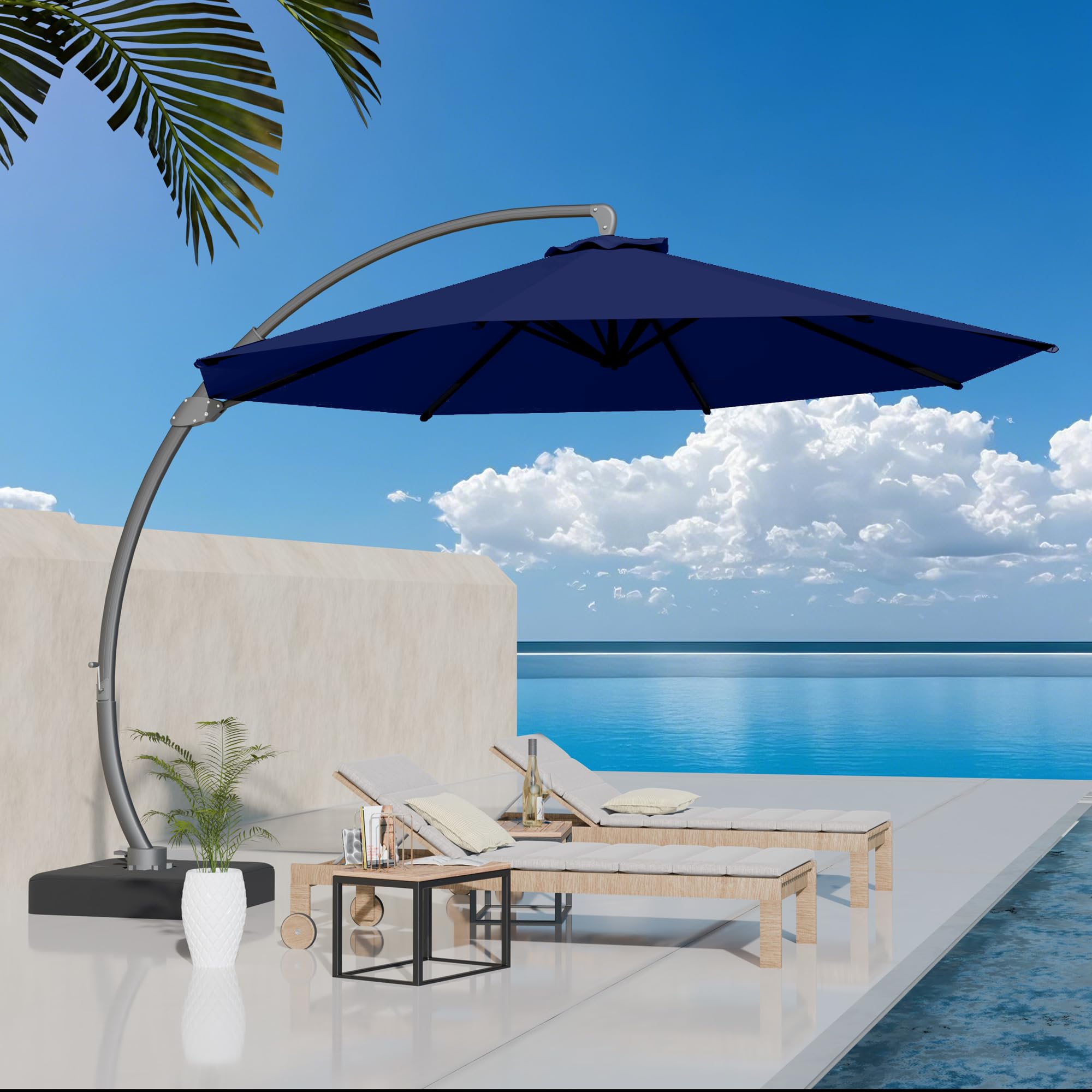Kingdura 11ft Cantilever Umbrella