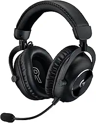 Headset Gamer Sem Fio Logitech G PRO X 2 LIGHTSPEED Com Microfone Removível, Drivers de Grafeno 50mm, Conexão Bluetooth, USB e 3,5 mm, Compatível com PC, PS5, PS4, Switch - Preto