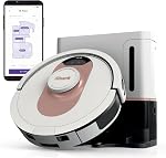 Shark PowerDetect 2-in-1 Robot Vacuum and Mop with NeverTouch Base, 60-Day Auto-Empty Capacity, 30-Day Water Tank Refill, Black, RV2820YECA (Canadian Version)