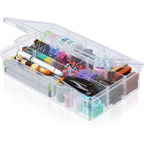iBune 15 Grids Bead Storage Organizer