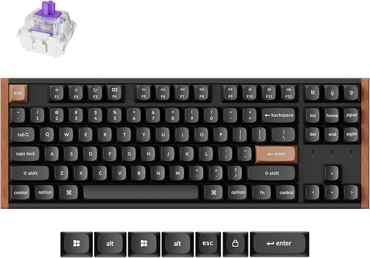 Keychron K8 HE TKL Wireless Hall Effect Keyboard Magnetic Switches Rapid Trigger RGB