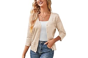 Women's 2024 Cropped Cardigan: Perfect Summer Layer