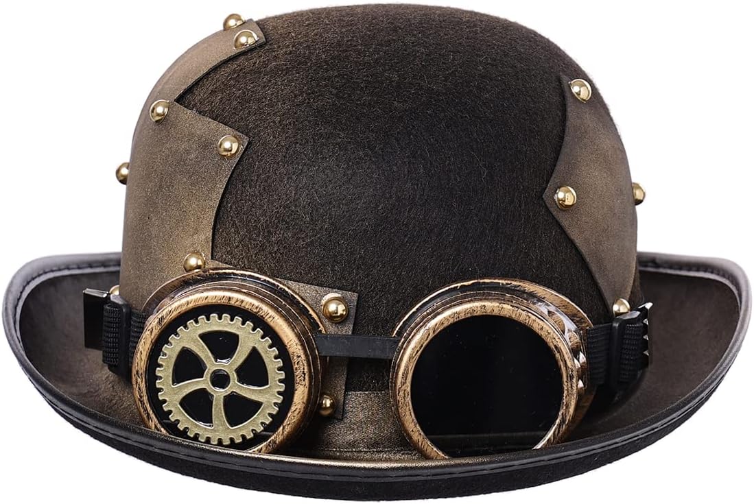 COSDREAMER Unisex Steampunk Cat Ear Top Hats Halloween Party Hats
