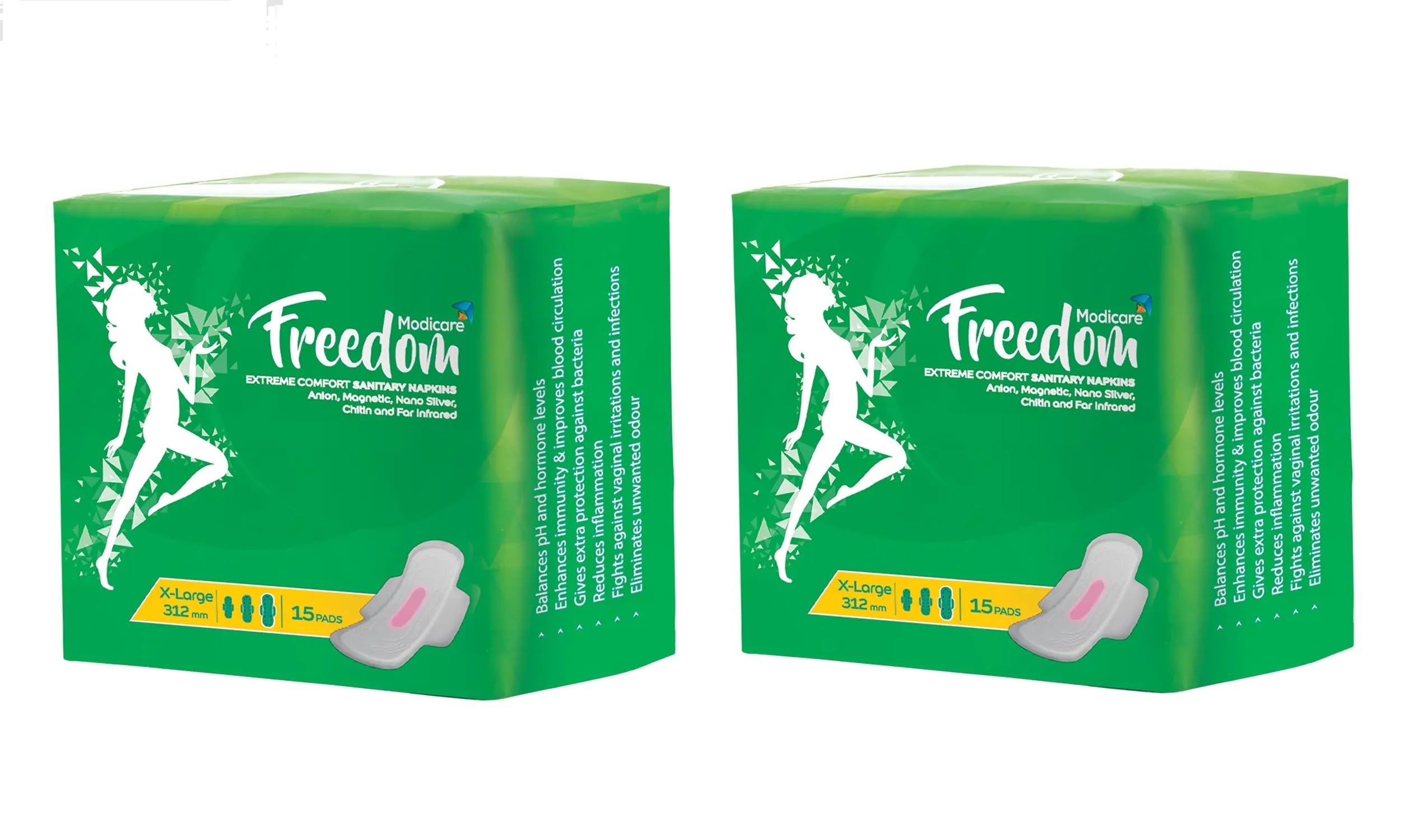 Modicare Freedom Sanitary Napkin-X-Large 320 Mm(15 Pads) Pack Of 2 (B0D2W55K1Q) Amazon Price History, Amazon Price Tracker