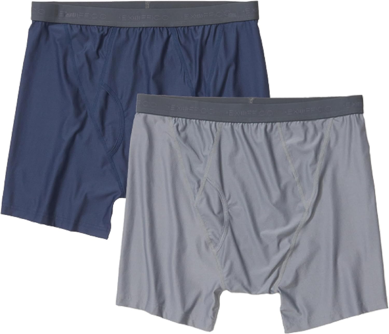 Exofficio Men's Give-N-Go 2.0 Boxer Brief 2 Pack - Breathable Durable Easy Care Travel Underwear