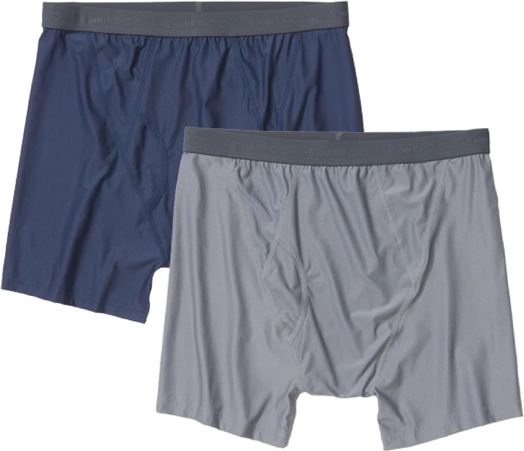 Men's Give-N-Go 2.0 Boxer Brief 2 Pack - Breathable Durable Easy Care Travel Underwear