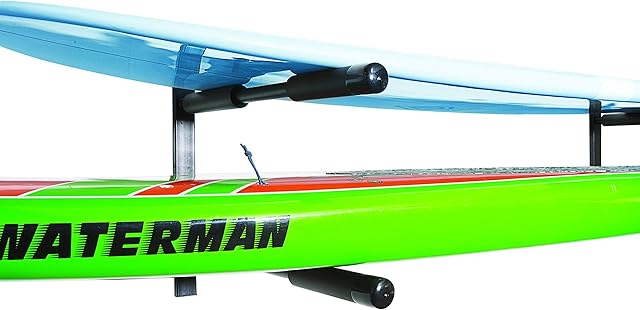 COR Surf Paddle Board Wall Mount Rack | Double Surfboard or Paddleboard Wall Rack Storage | Heavy-Duty SUP Garage Storage Rack