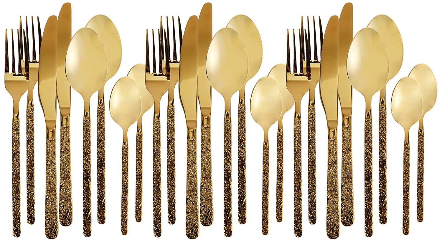 V A V 24-PIECE FLATWARE CUTLERY SET FOR 6 PEOPLE.