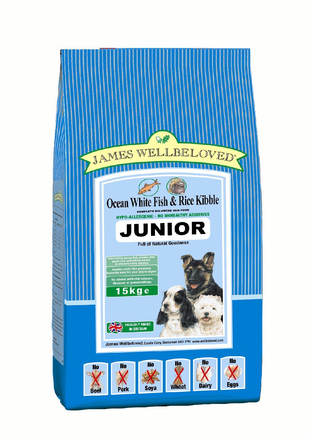 james wellbeloved junior dog food