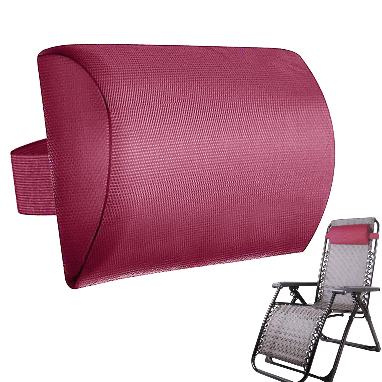 Chaise Lounge Pillows for Head - Headrest Pillow for Patio Chaise Lounge - Head Pillow for Recliner Chair Waterproof Headrest Cushion