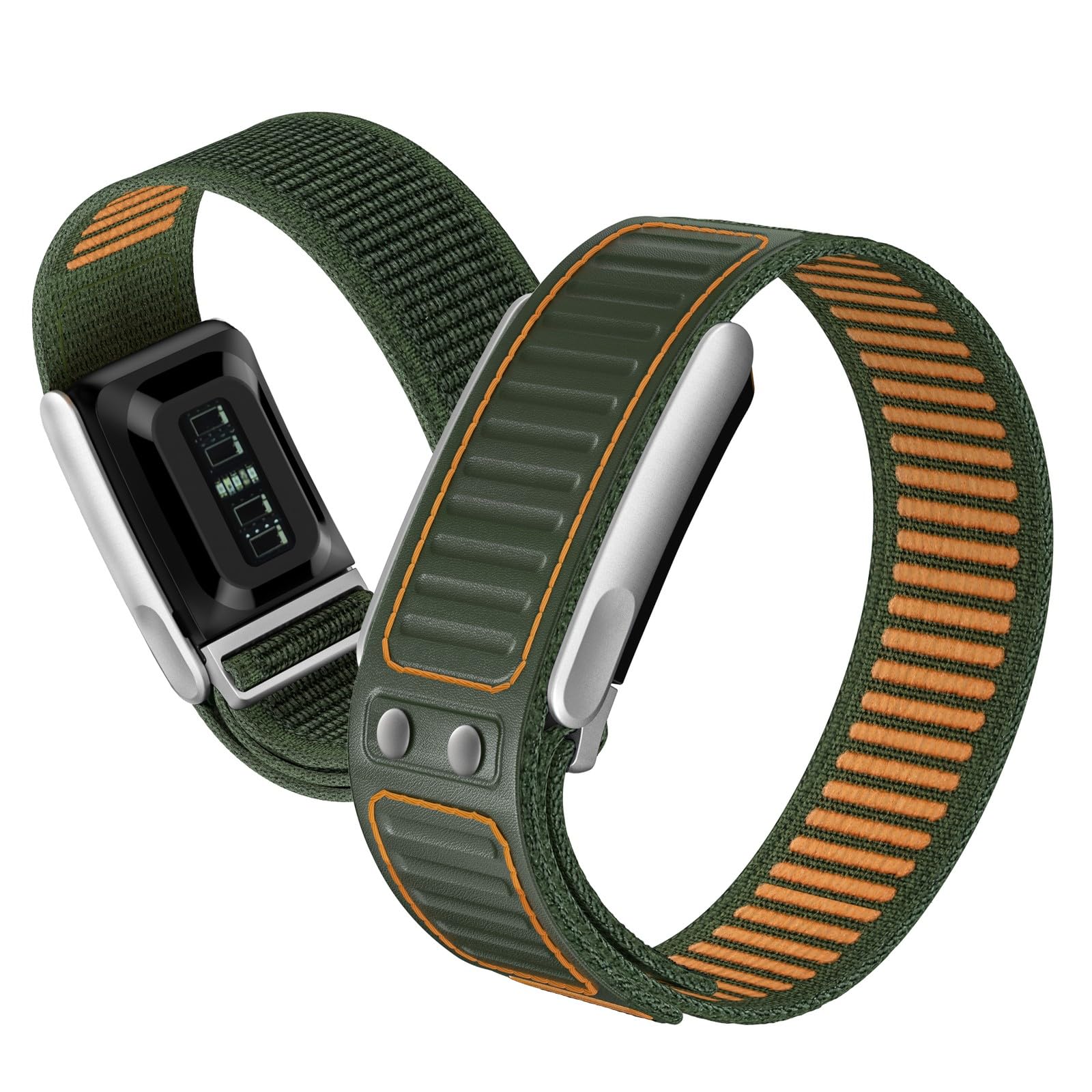 Generic Étui compatible avec Whoop 5.0 MG (couleur : noir) Bracelet en nylon Bracelet réglable Bracelet en cuir