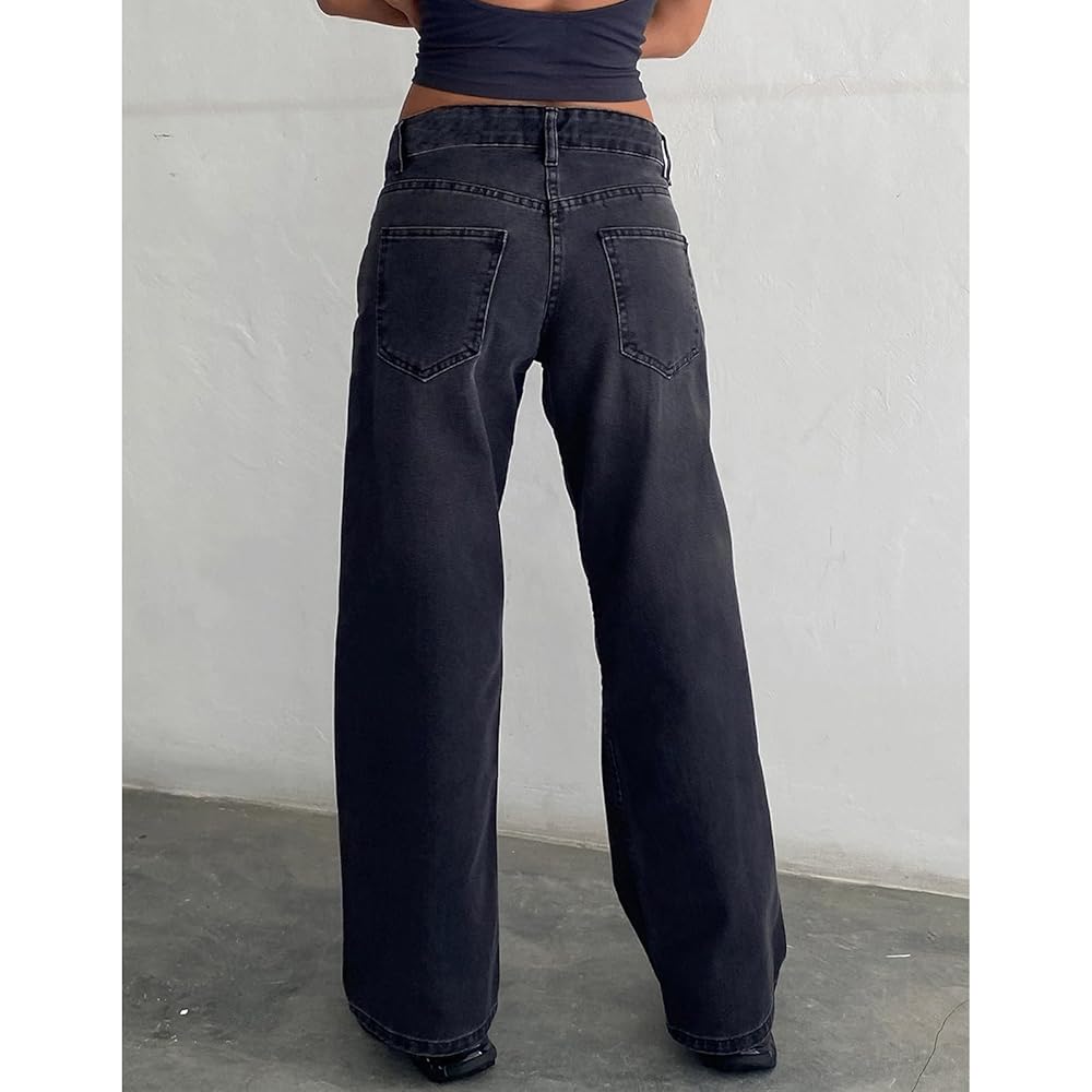 Amazon.com: Jean Sweatpants Women Y2K Straight Leg Denim