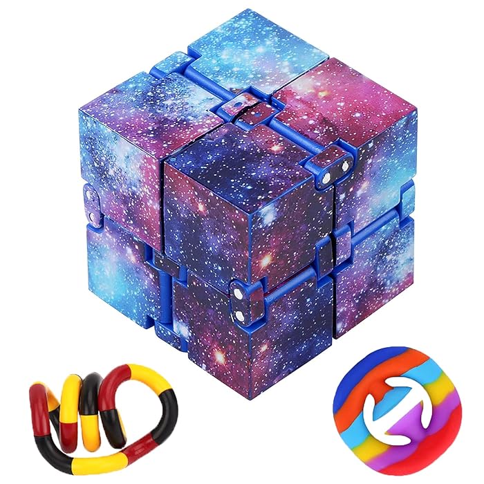 Buy Lateefah Infinity Cube Fidget Toy, Stress and Anxiety Relief