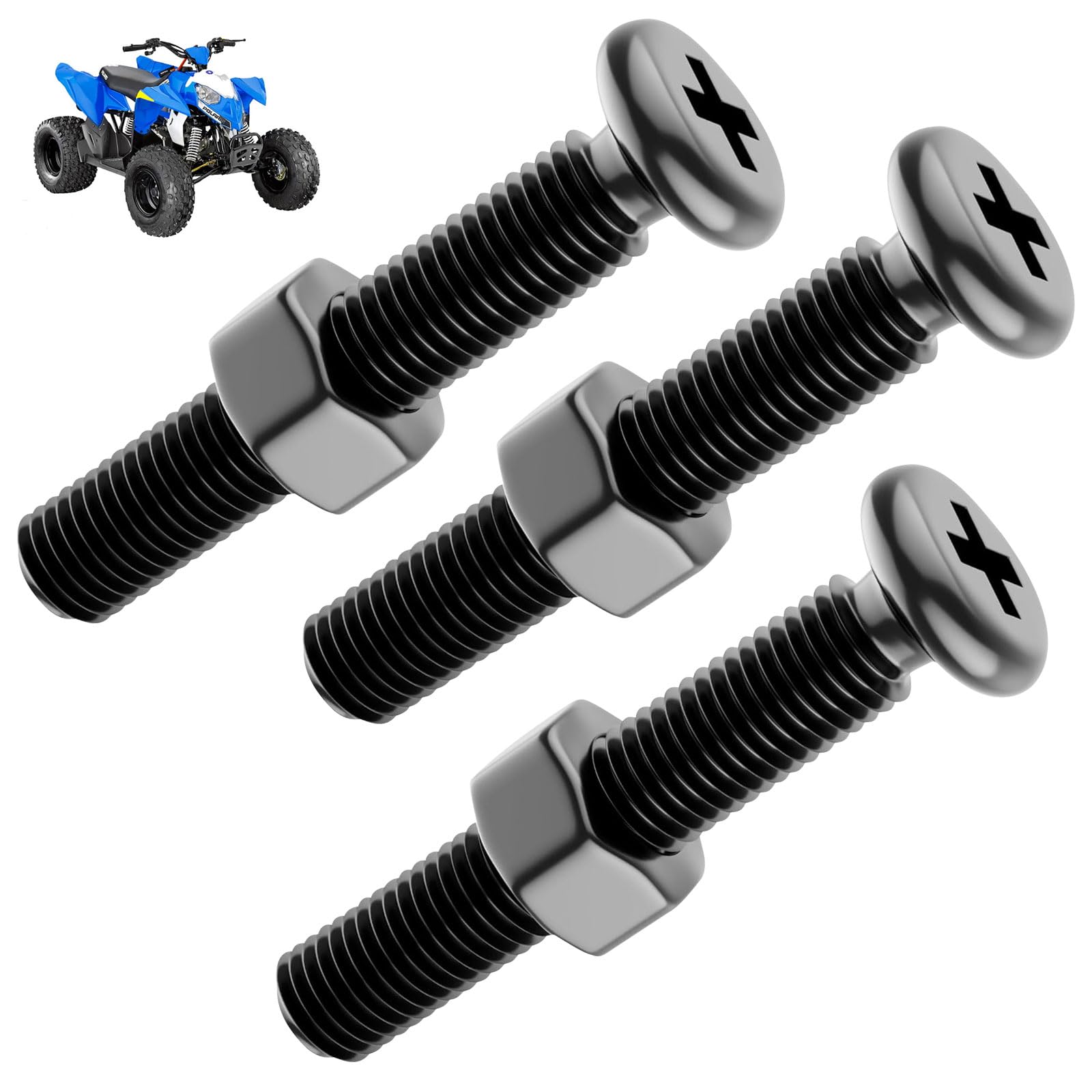 BERPSE 0455403 Screw w/Jam Nut Throttle Stop, Replaces 0451788