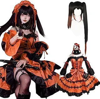 [神併良品] デート·ア·ライブ コスプレ ウィッグ付き 時崎狂三 五河士道 夜刀神十香 五河琴里 コスプレ衣装 大人用 仮装 Date a Live cosplay