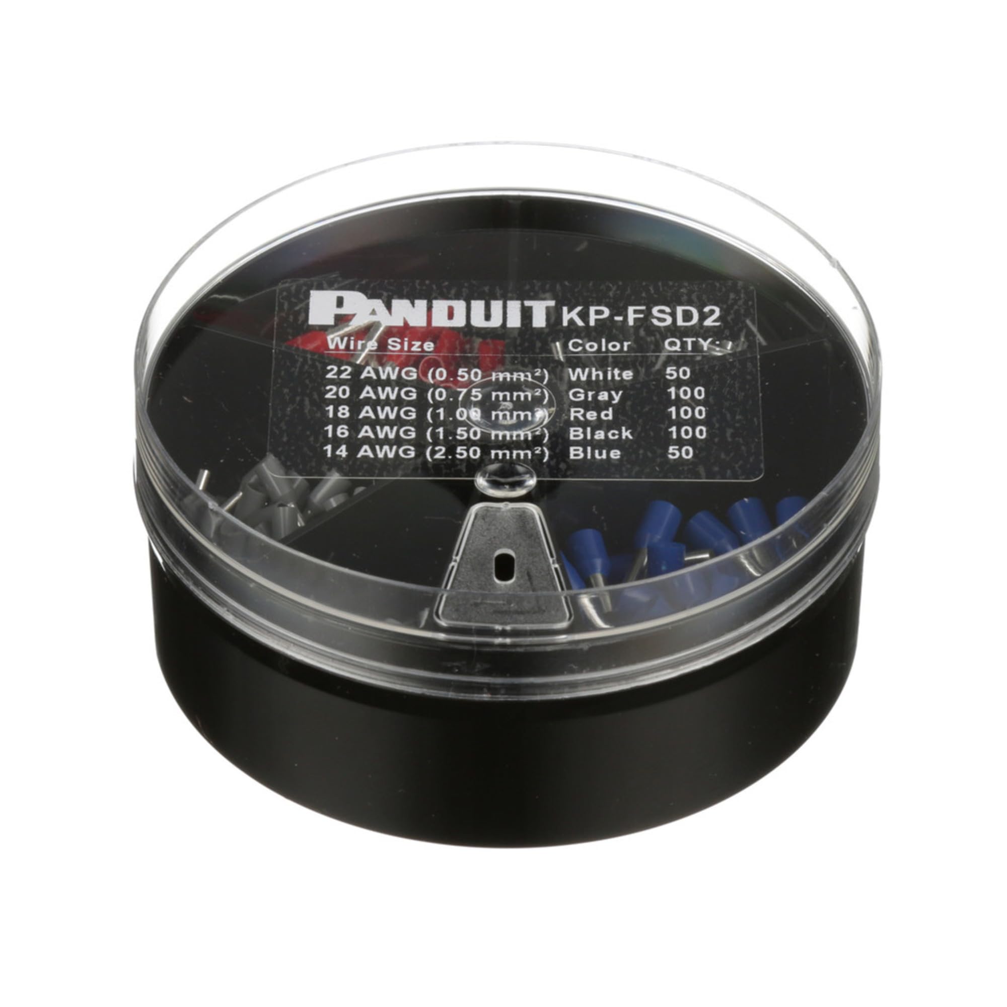 Panduit KP-FSD2 Vinyl Insulated Ferrule Kit, #22 - 14 AWG