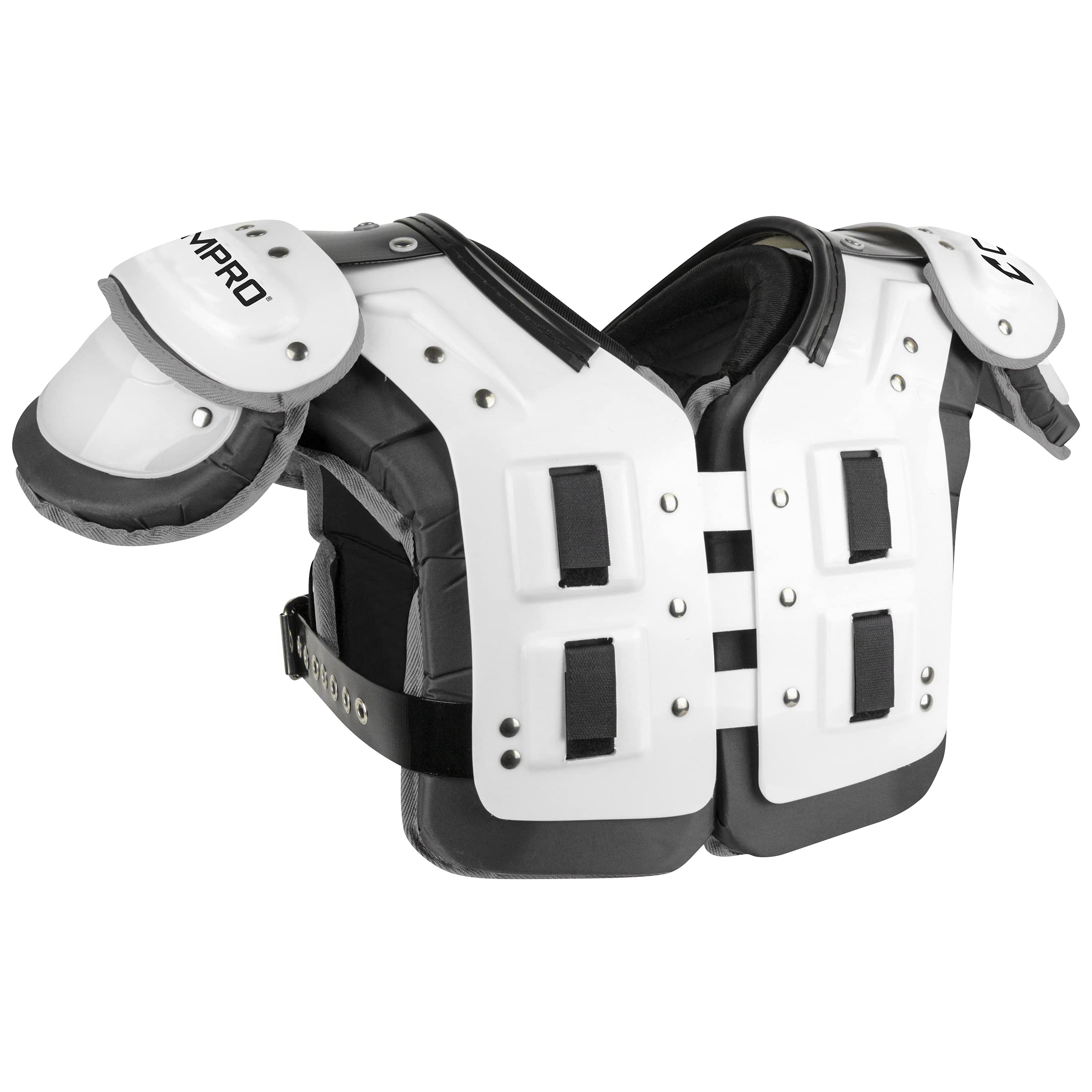 Champro AMT-2000 Varsity Shoulder Pad, Black, Blue, 2X (FSPAMT2-2X)