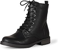 Vista 1 de Tienda Essentials - Botas de combate con cordones para mujer