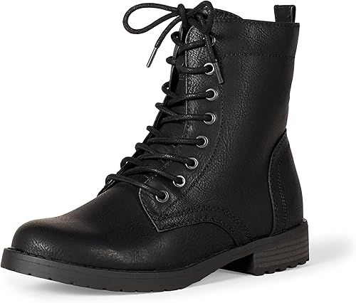 Tienda Essentials - Botas de combate con cordones para mujer
