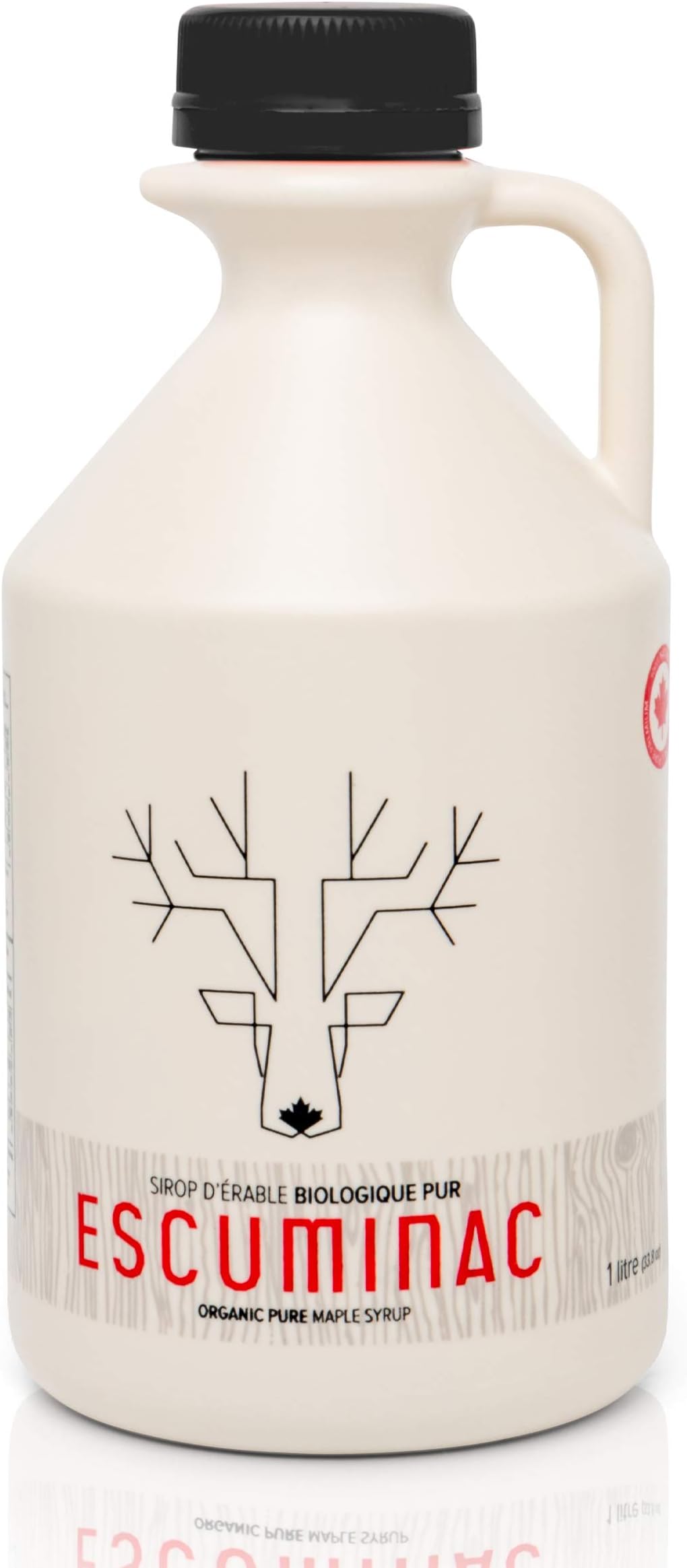 Escuminac Canadian Maple Syrup. 100% Pure & Organic. Late Harvest, Family Siz...