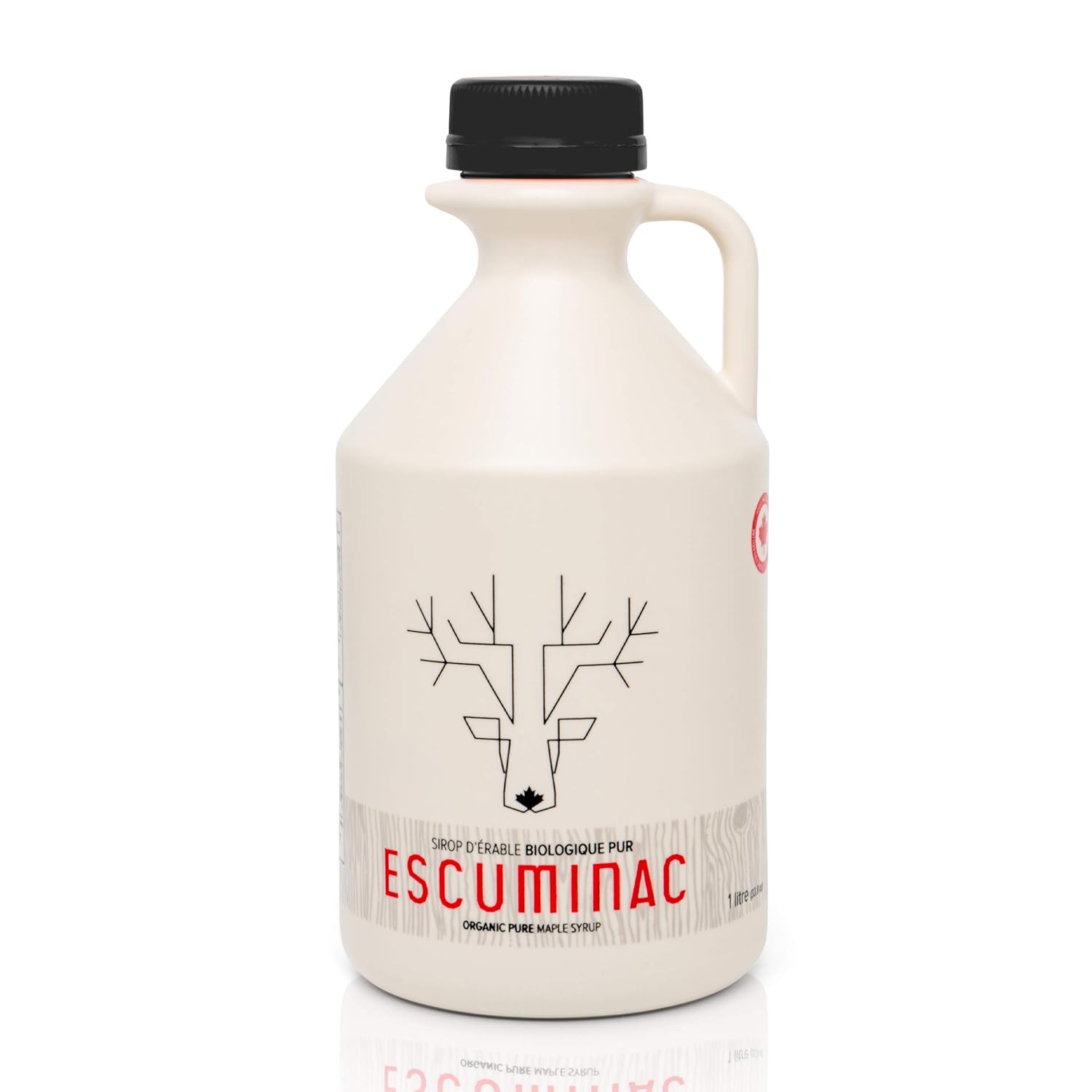 Escuminac Very Dark Canadian Maple Syrup Family Size 1L