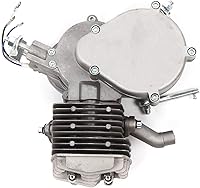 Vista 7 de Motor de motor de bicicleta de 2 tiempos de 80 CC, motor de bicicleta de 1.65 KW, solo kit incompleto para bicicletas, autos de bolsillo, mini