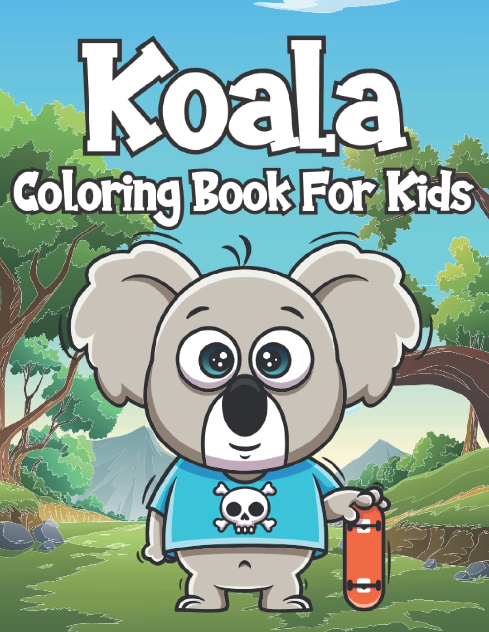 Livre de coloriage koala cadeau d'anniversaire original pour fille et garçon