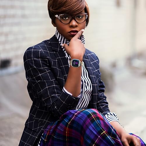 Miniatura 6 de FIANO Correa de reloj de resina compatible con Fitbit Versa 3Fitbit Sense correa ligera de repuesto para mujeres y hombres