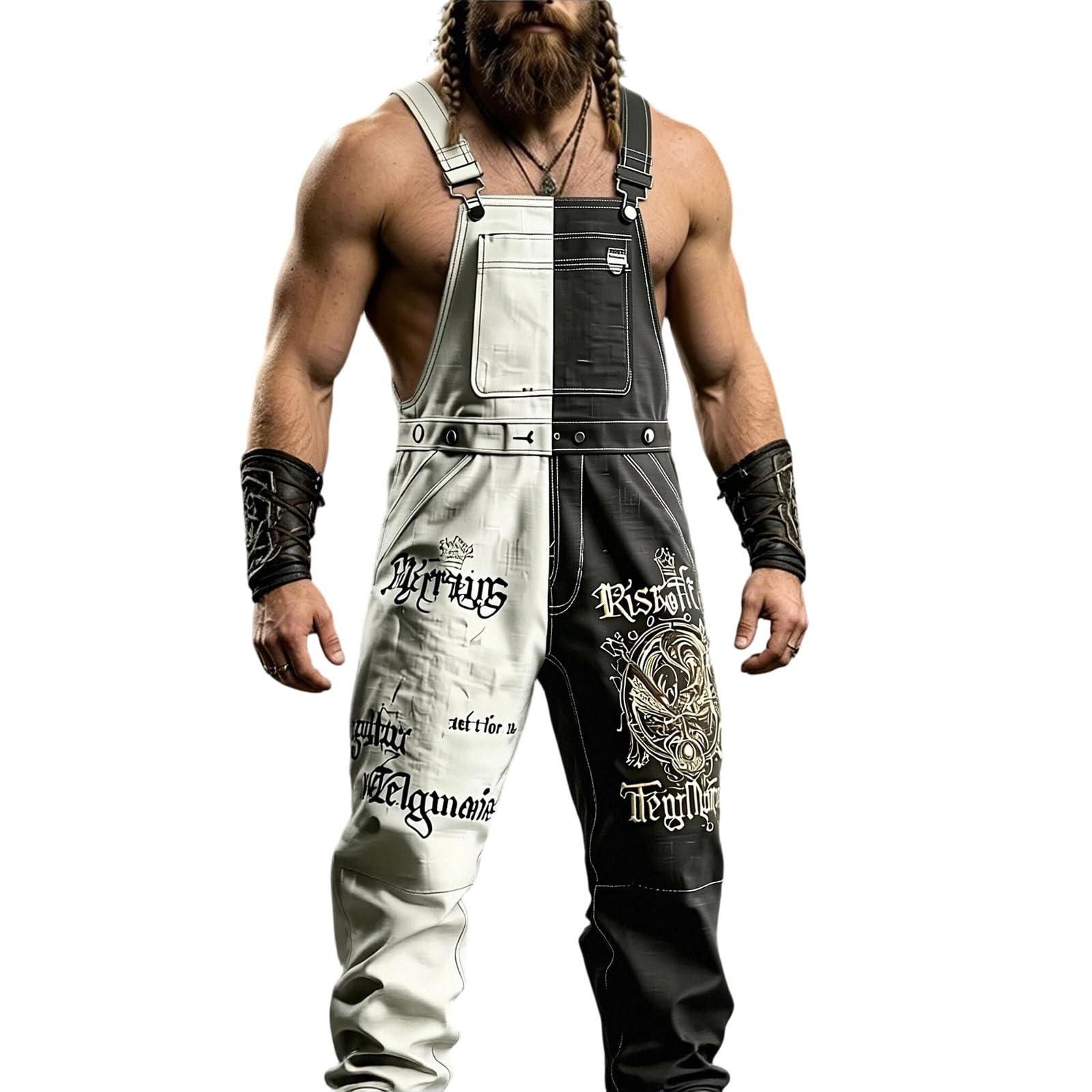 Pantalones vikingos para hombre, pantalones de trabajo piratas, pantalones de trabajo, mitología nórdica, estampado 3D, pantalones de deporte, monos de verano, monos cortos, pantalones de