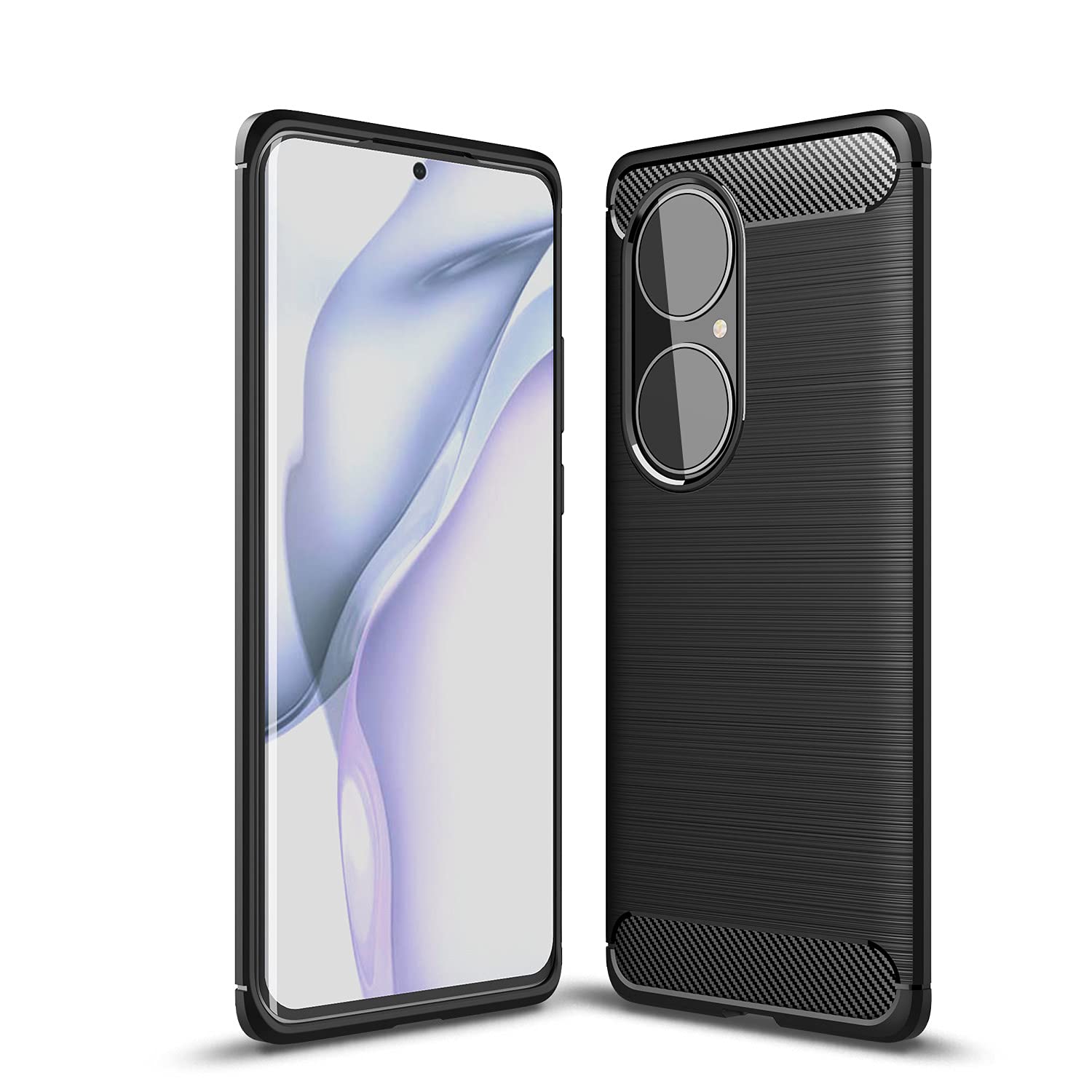 RanTuo Custodia per Huawei P50 PRO Cover, TPU + PC 2 in 1 Doppia Protezione, Antiurto, Resistente ai Graffi, con Sede a Staffa, Cover per Huawei P50 PRO.(Verde