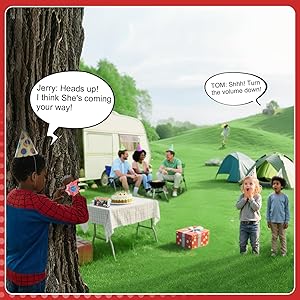 Walkie Talkies for Kids Boys Toys for Ages 3-12 Outdoor Girls Toy 3 4 5 6 7 8-10 Year Old Boy Birthday Gifts Long Range 2 Way Radio Hiking Camping Games Halloween Christmas Stocking Stuffers