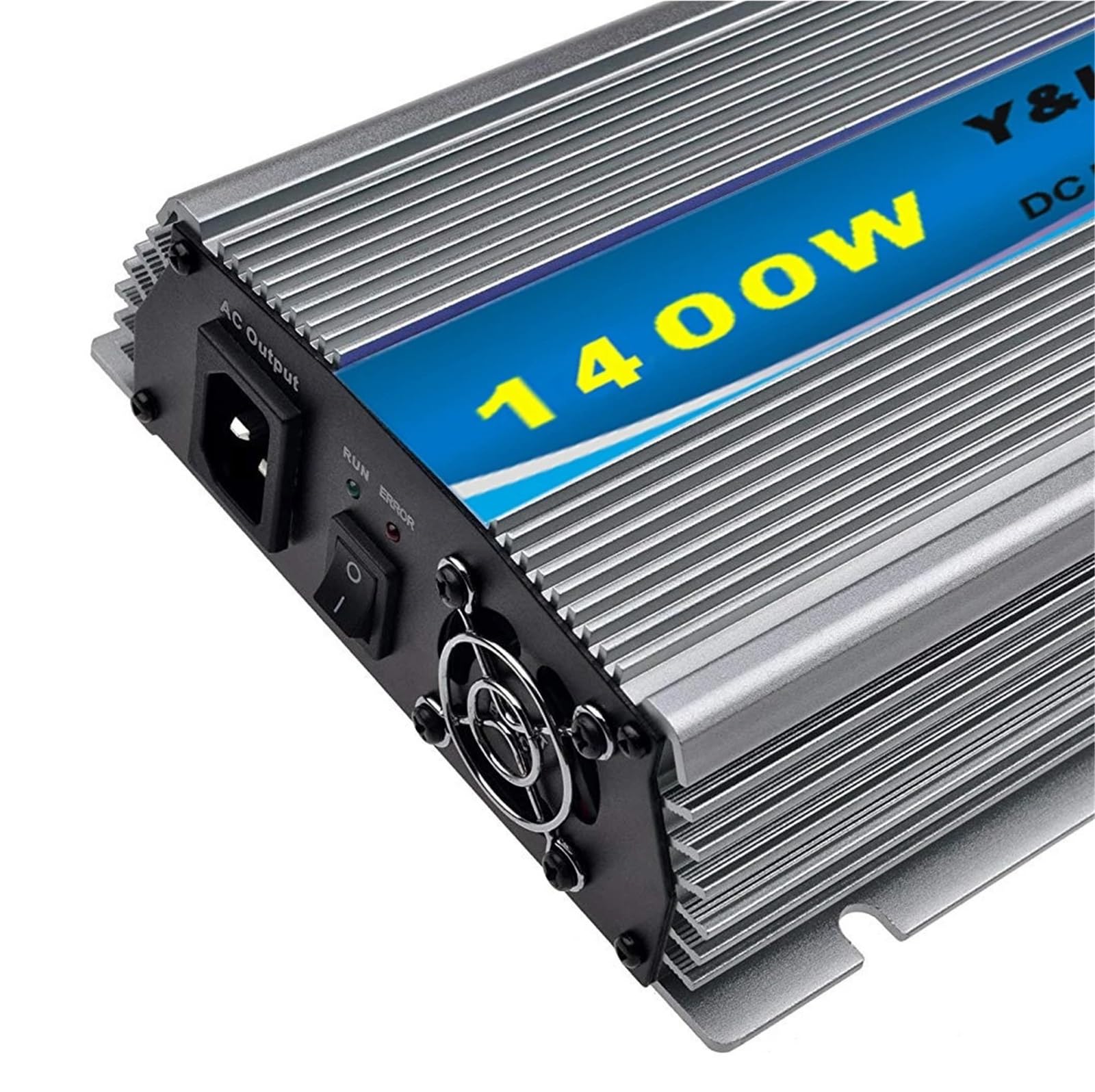 Falownik solarny MPPT Grid Tie 1400 W, 24 V/36 V AC110, czysta fala sinusoidalna, do paneli słonecznych, Wydajny, gotowy na energię słoneczną