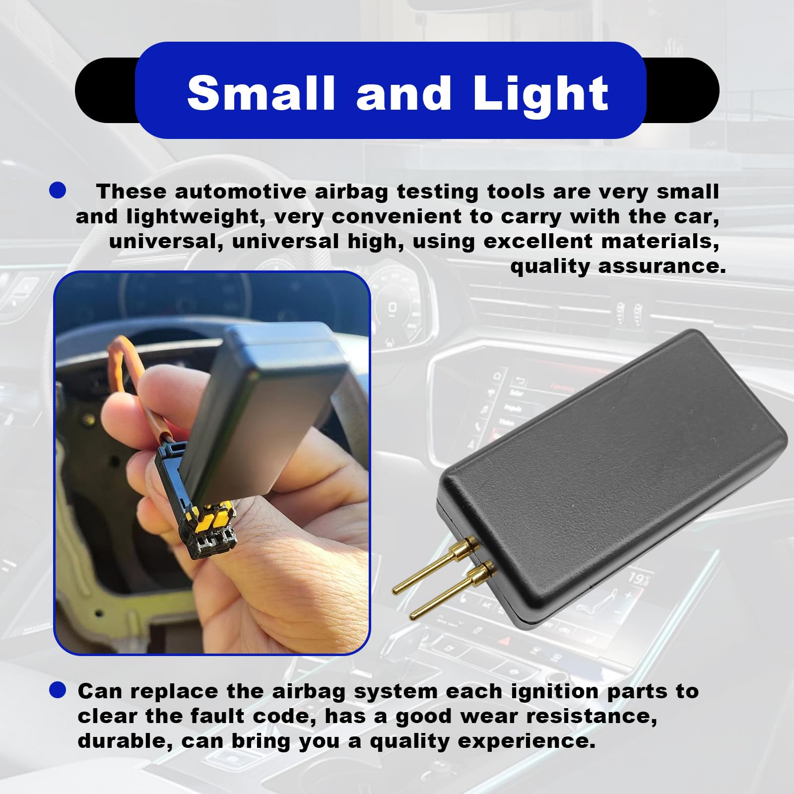 4PCS SRS Car Simulator Emulator Resistor Bypass Fault Finding - Foto 9