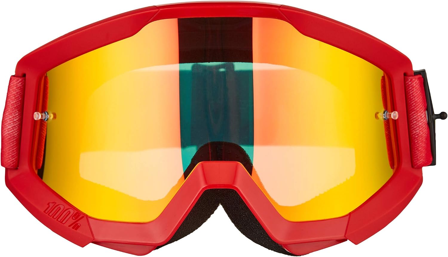 100% Unisex-Adult Speedlab (50410-232-02) STRATA Goggle Furnace-Mirror Red Lens, One Size