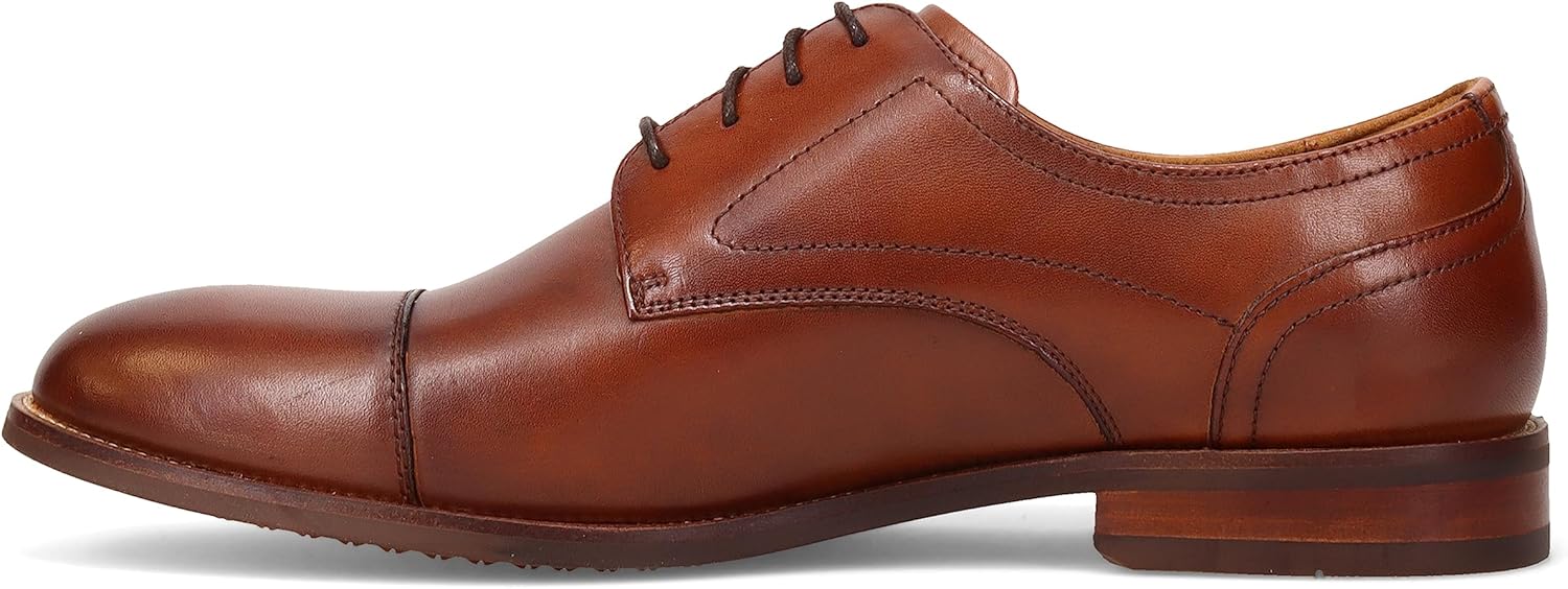 Florsheim Rucci Cap Toe Oxford Mens Oxford 12 3E US Cognac