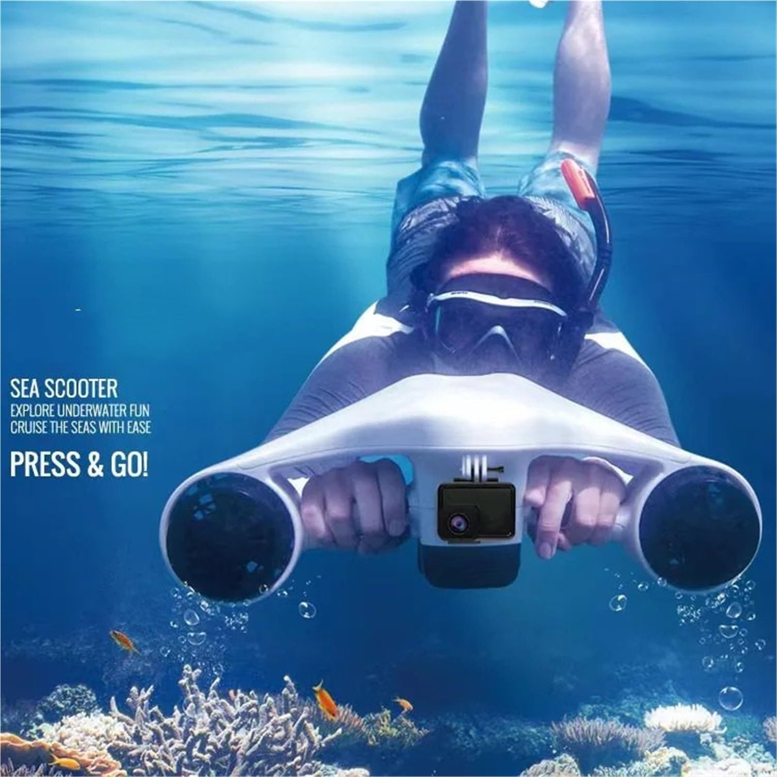 Scooter subacqueo Scooter para elica Booster subacqueo White Shark Elica-Leggera