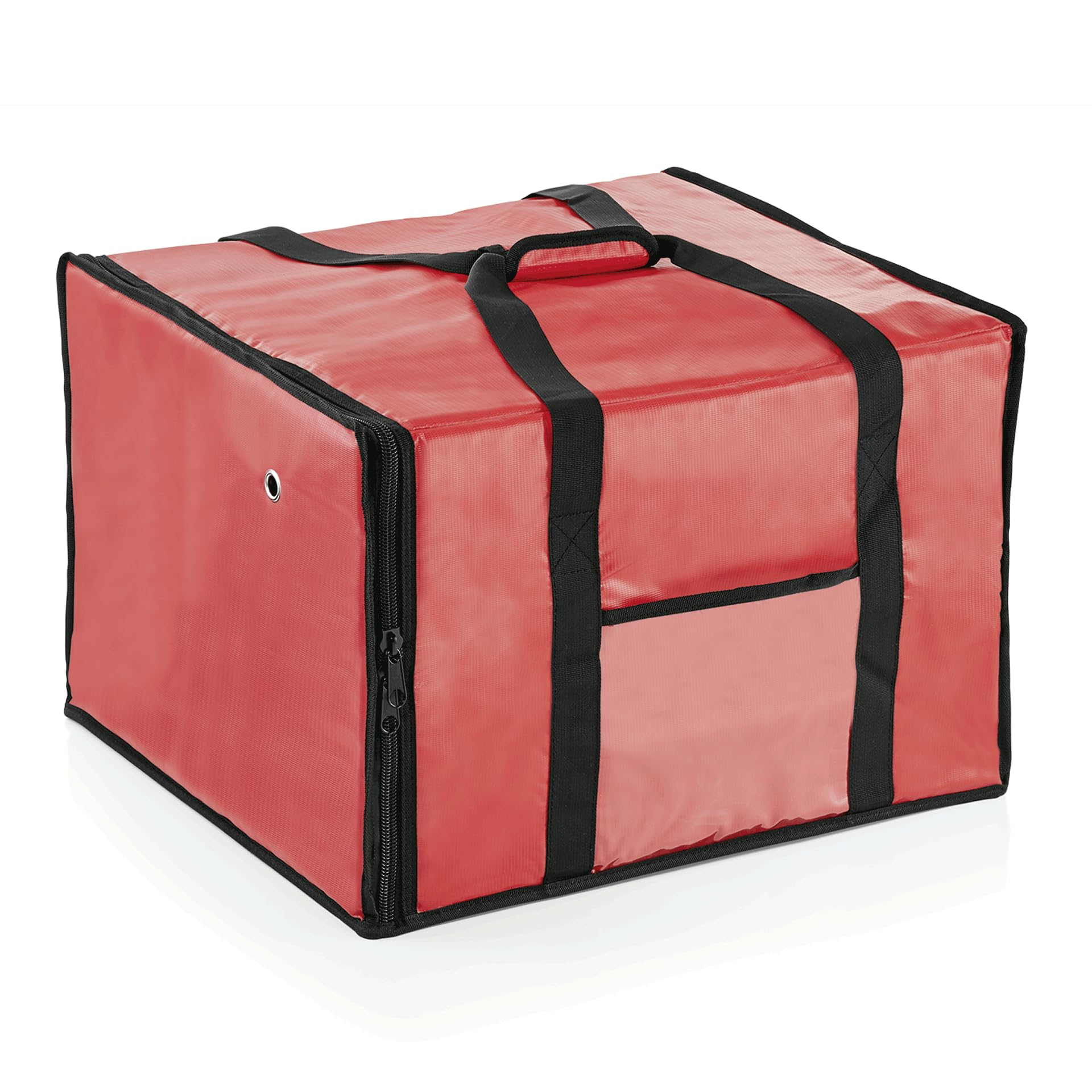 WAS 2297 456 Kunststoffgewebe mit Aluminiumkaschierung Isoliertasche für 6 Pizzen, 51cm x 48cm x 34cm