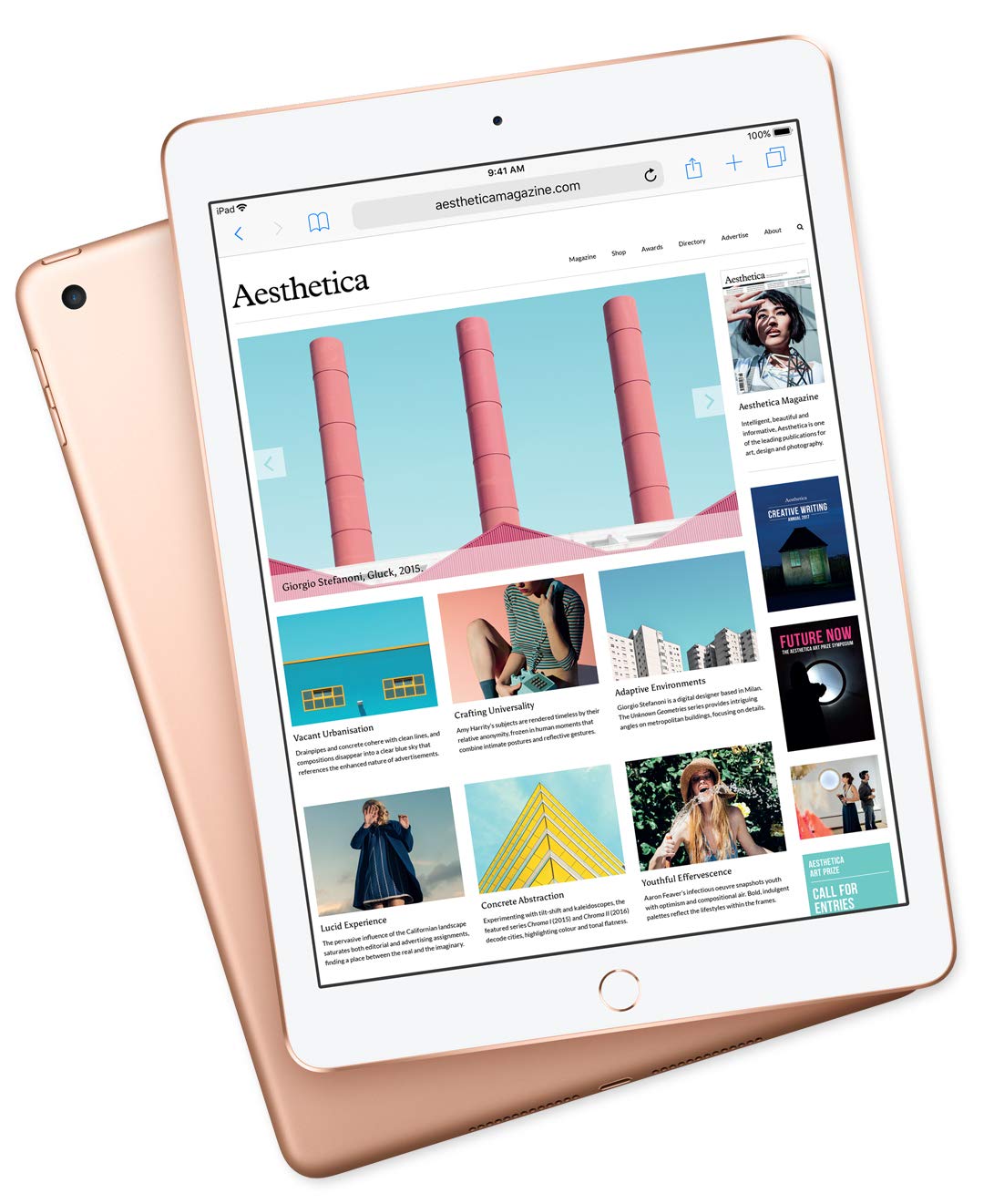 Apple - iPad 9.7 2018 128GB Gold 第６世代 MRJP2J/A ② Apple iPad 6th Gen 128GB Wi-Fi Gold 9.7