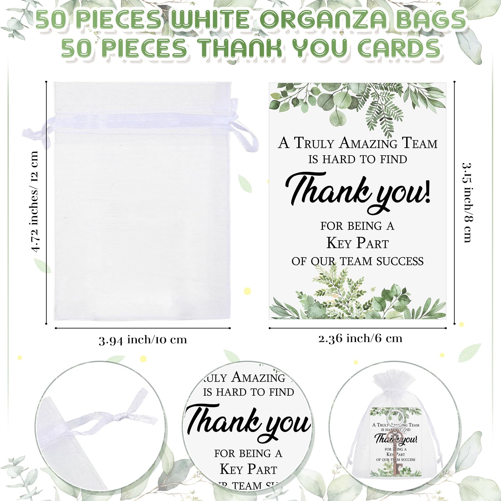 Snapklik.com : 150 Pcs 50 Set Christmas Team Gifts For Employees Bulk ...