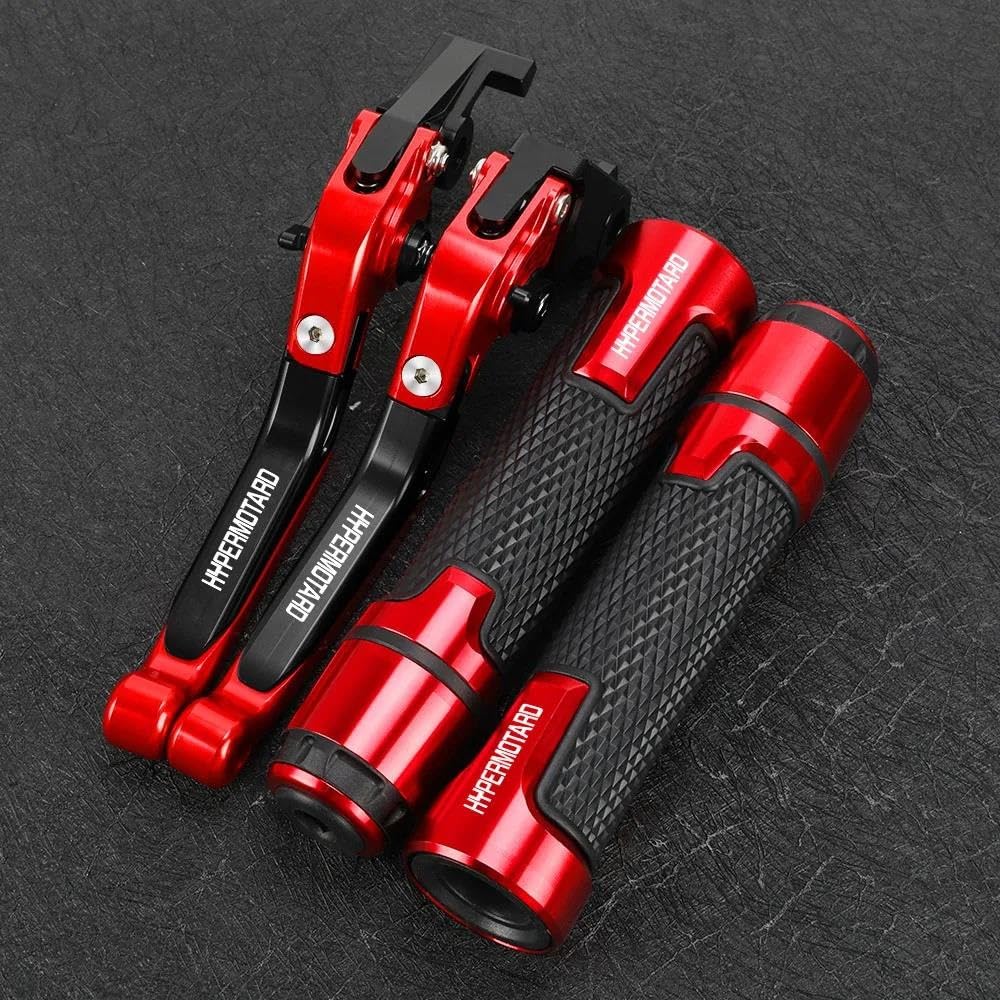 Leviers de frein moto en aluminium SCUUBE avec revêtements de guidon pour 939 S