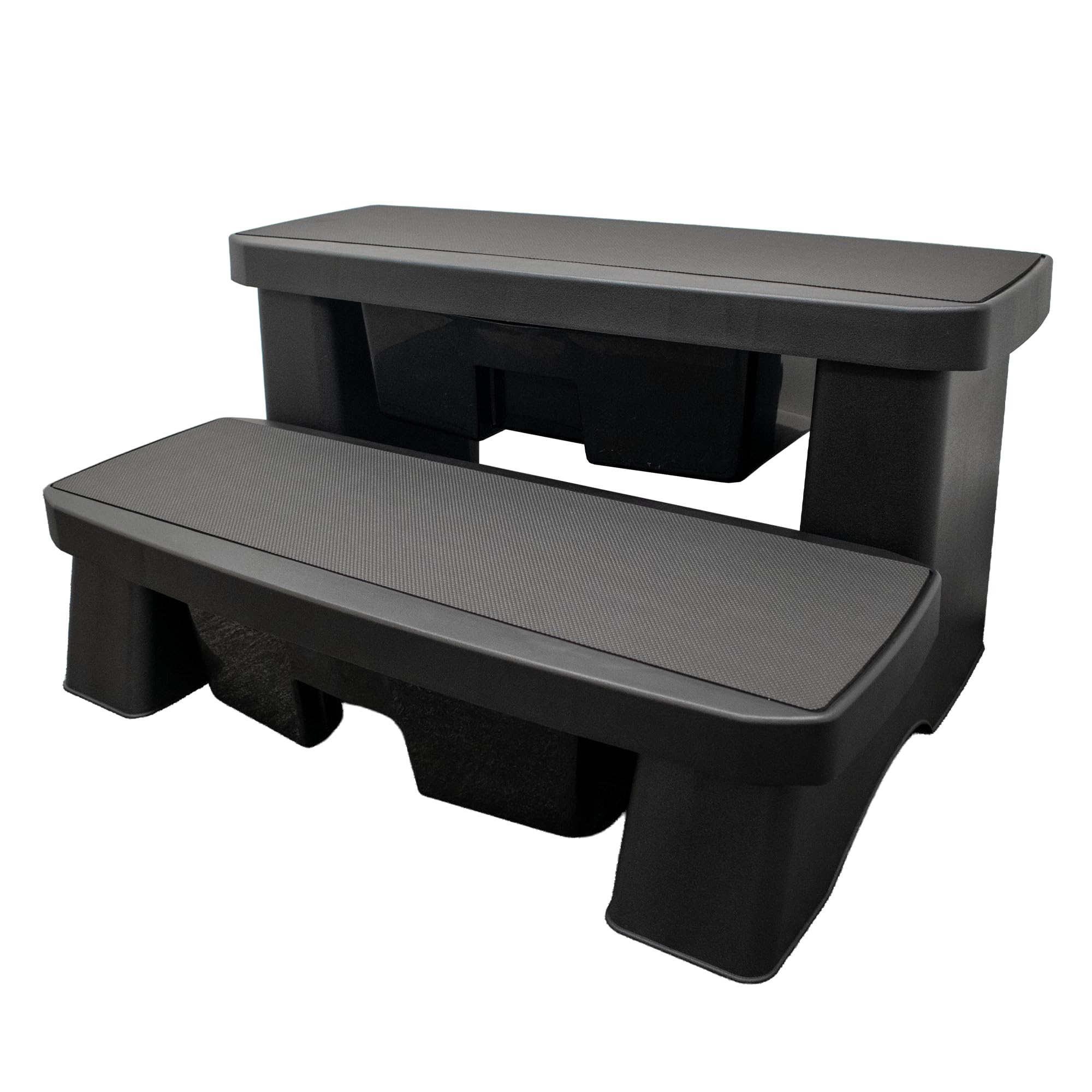 Happy Hot Tubs Happy Hot Tub Steps With Storage Drawers (Black)