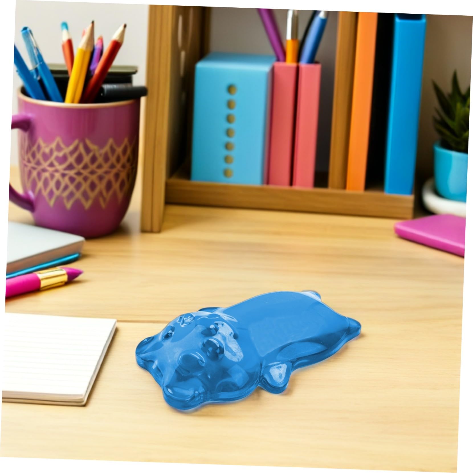 Baluue 3 STÜCKE Ergonomische Silikon handauflage Niedlichem Bär design Weiche Maus handgelenkauflage für Büro und Laptop Rutschfestes Gelkissen zur Unterstützung und Ermüdungsreduktion
