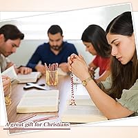 Vista 2 de Chuangdi 48 bolígrafos con versículo bíblico, bolígrafos cristianos, con citas inspiradoras a granel, bolígrafos de escritura bíblica, bolígrafos