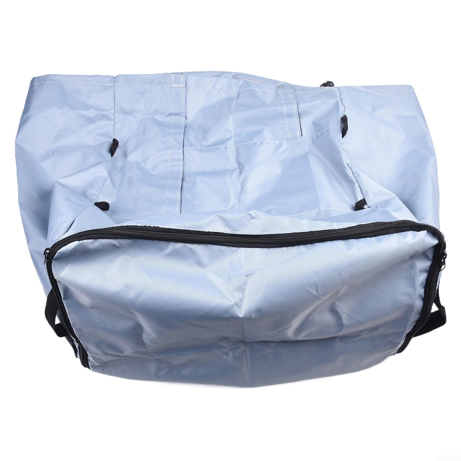 Housse de pompe de chauffage spa 420D avec revêtement argenté - 43 x 38 x 54 cm - Protection contre la pluie, le soleil et la poussière - Gris